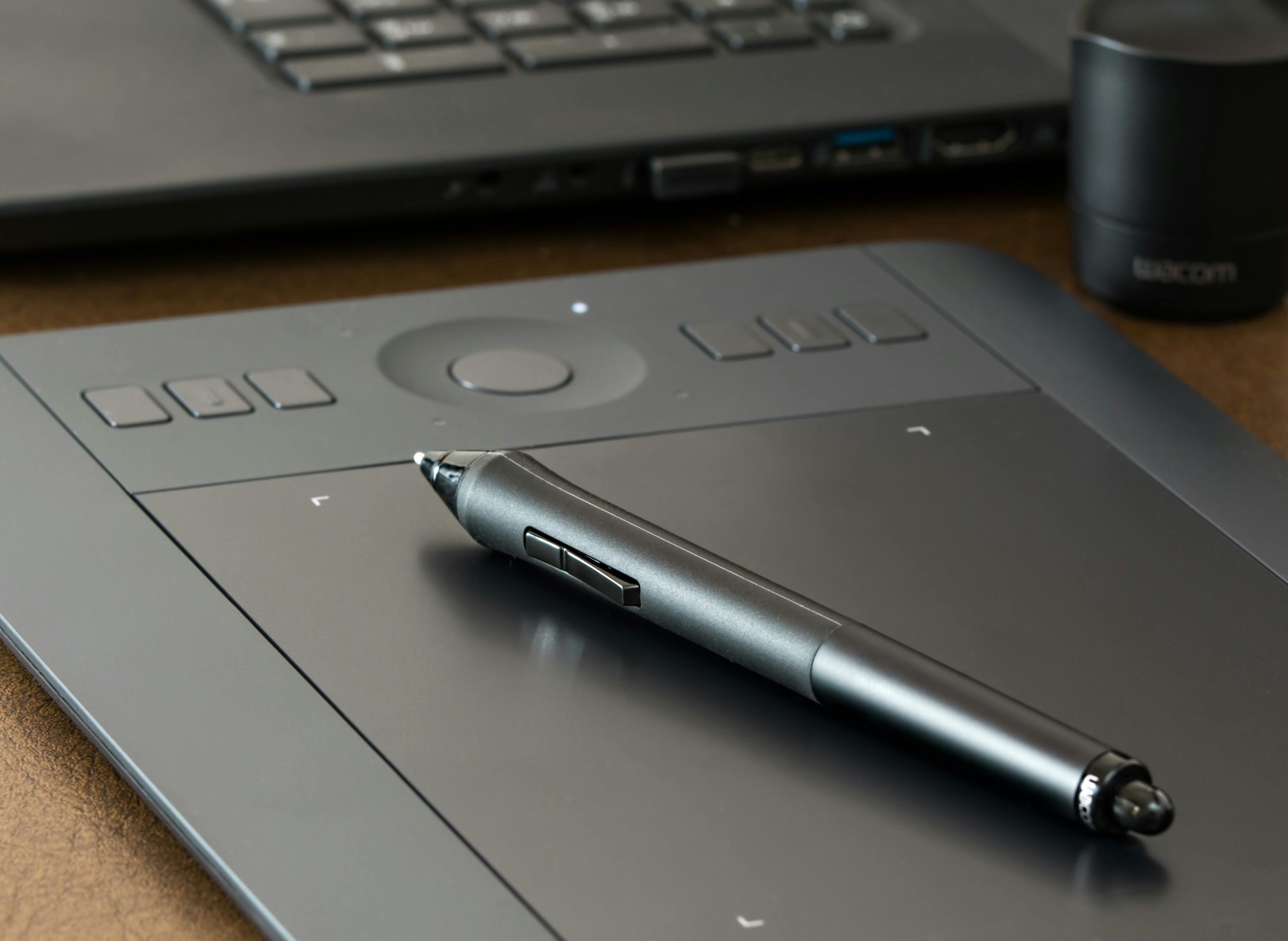 Stift Auf Grauem E Book Reader